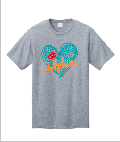 Dolphins Heart Leopard and Lips