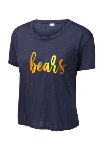 Sport tek Crop Mesh Tee