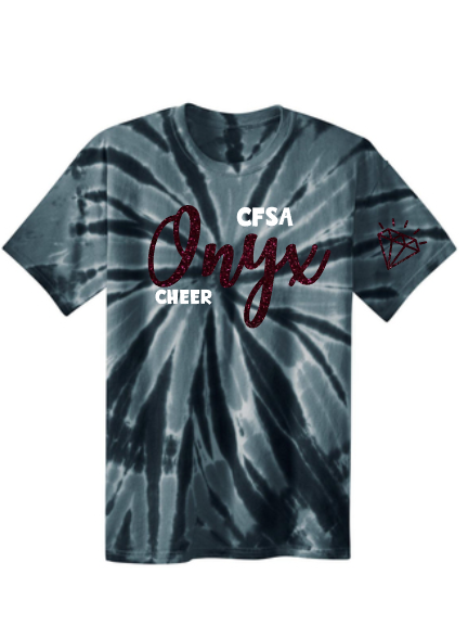 Tie-Dye glitter shirt