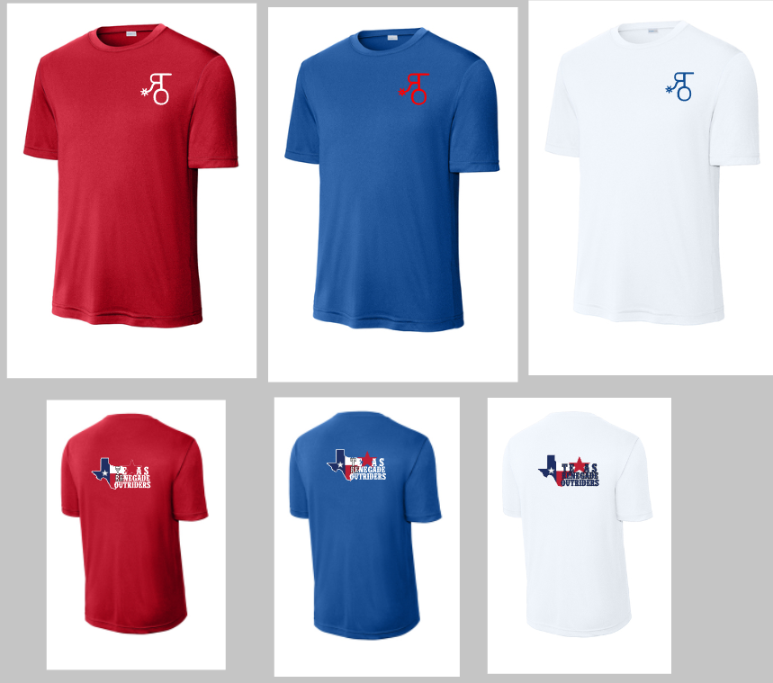 Texas Renegade Outriders - short sleeve Dri fit unisex
