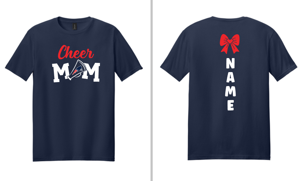 Patriots Cheer mom with megaphone