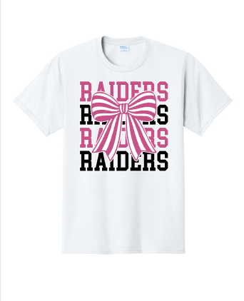 Raider Cheer Roster shirt Parents