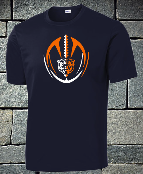 Bears 2 color football - mens