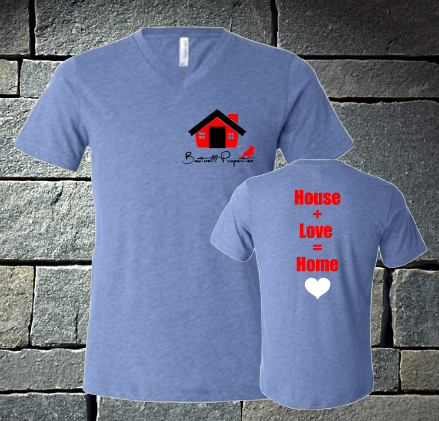 House p+ Love = Home - Boutwell - blue triblend