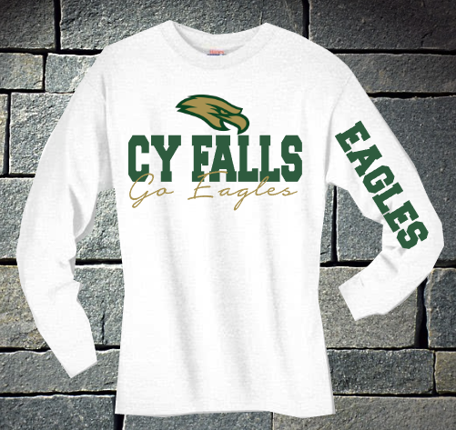 Cy Falls Go Eagles long sleeve
