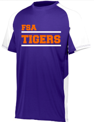 FSA Tigers orange and Purple Coaches Jersey