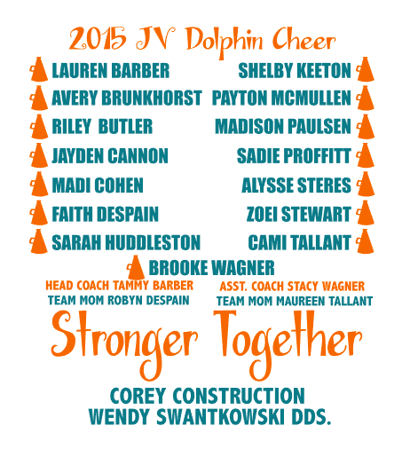 2015 JV Dolphin cheer