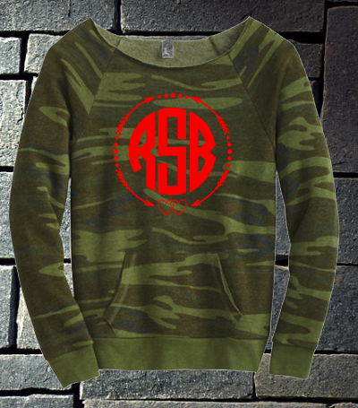 Circle Monogram Camo Women's