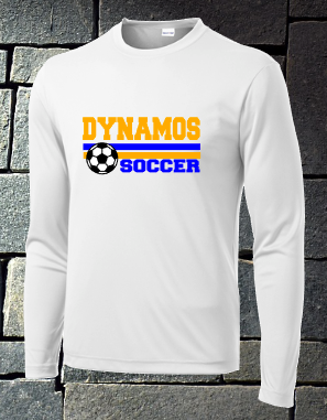 U14 Gold Soccer Long sleeve dri fit