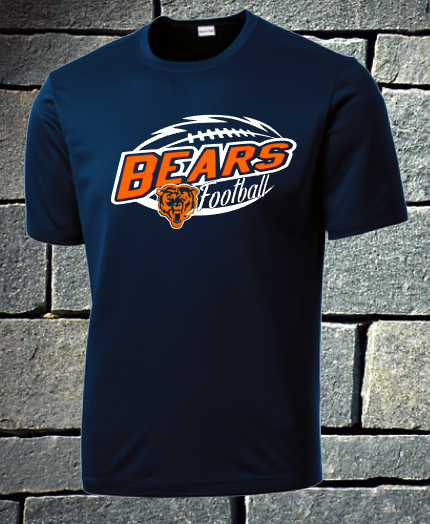Bears Football - tees, drifit and tanks