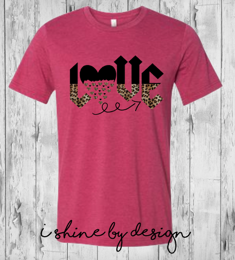 NEW - Love Leopard and Black