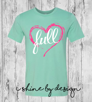 NEW - Full Heart - Heather Mint